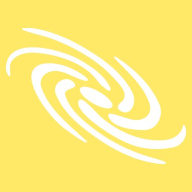 Galaktik düz simgesi