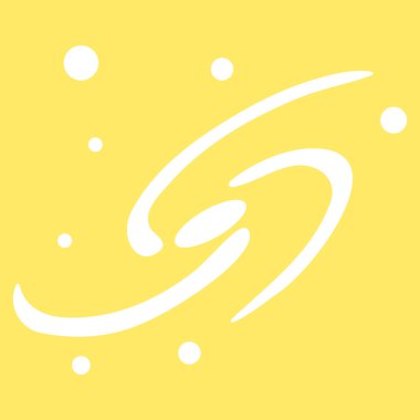 Galaxy sistem düz simgesi