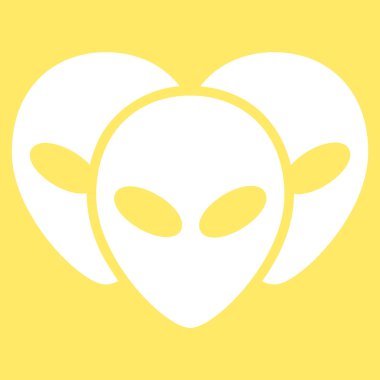 Ziyaretçi kafa düz simgesi