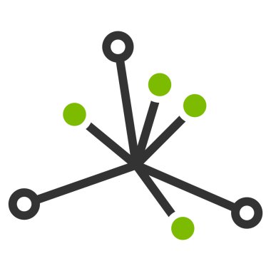 Dünya Boom düz simgesi