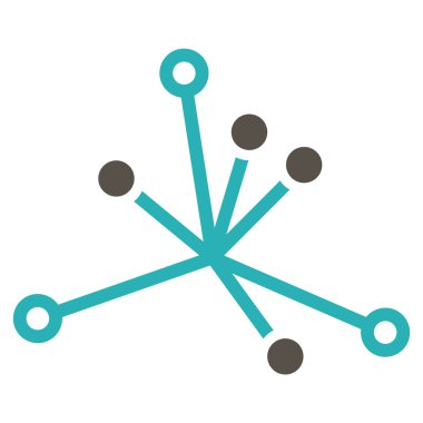 Dünya Boom düz simgesi