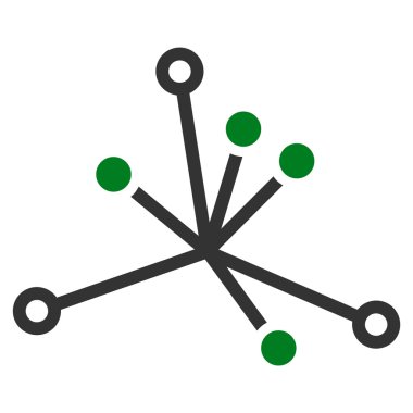 Dünya Boom düz simgesi