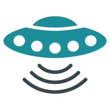 UFO düz simgesi