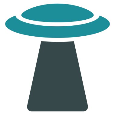 UFO Ray düz simgesi
