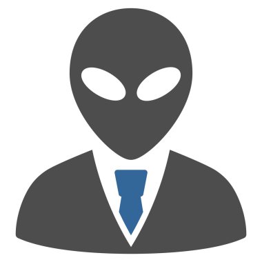 Uzaylı Yöneticisi düz simgesi