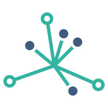 Dünya Boom düz simgesi