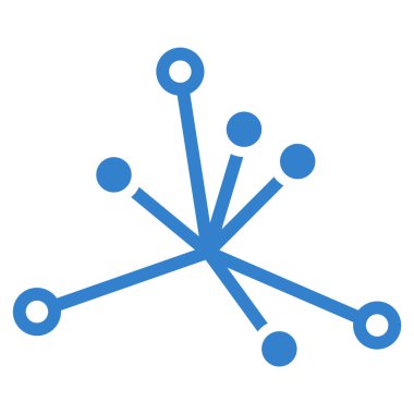 Dünya Boom düz simgesi