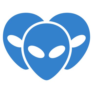 Ziyaretçi kafa düz simgesi