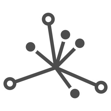 Dünya Boom düz simgesi