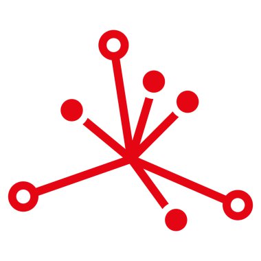 Dünya Boom düz simgesi