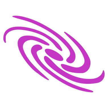 Galaktik düz simgesi