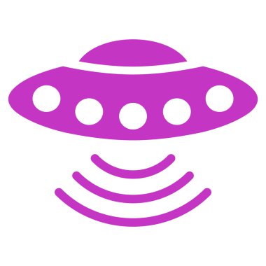UFO düz simgesi