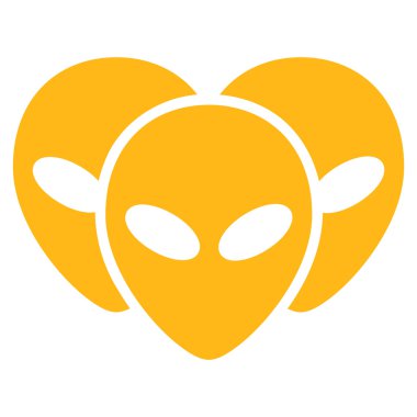 Ziyaretçi kafa düz simgesi