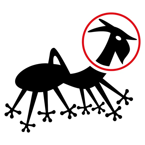 Créature extraterrestre Skafandr Flat Icon — Photo