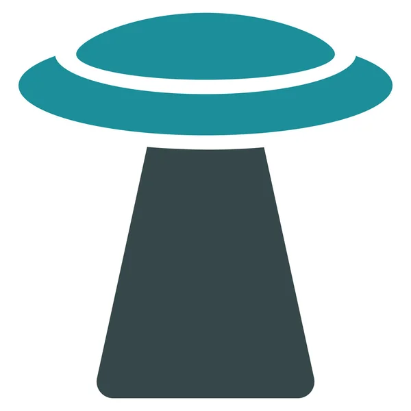 UFO-Ray flache Symbol — Stockfoto