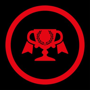 Ödülü Kupası yuvarlak Raster simgesi