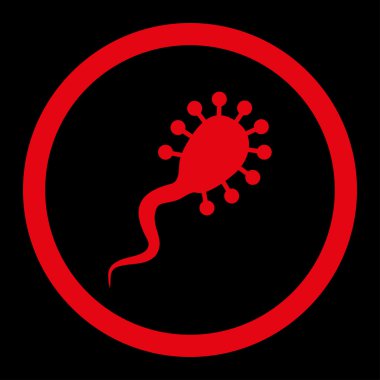 Kan emici yuvarlak Raster simgesi