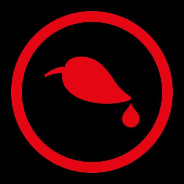 Ekoloji yuvarlak Raster simgesi