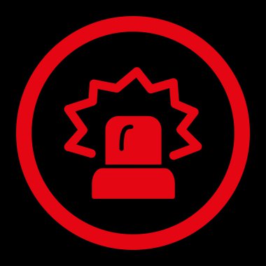 Alarm yuvarlak Raster simgesi