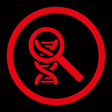 DNA yuvarlak Raster simgesi keşfetmek