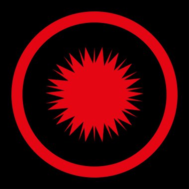 Mikrop Spore yuvarlak Raster simgesi