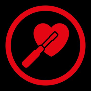 Kalp yuvarlak Raster simge ayarlama