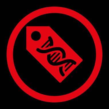 DNA işaret yuvarlak Raster simgesi