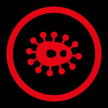 Bacilla yuvarlak Raster simgesi