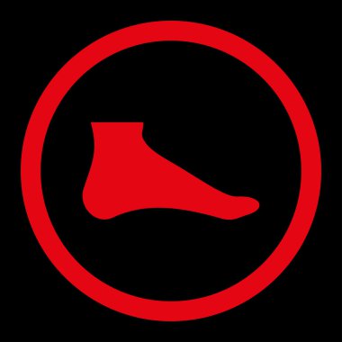 Ayak yuvarlak Raster simgesi