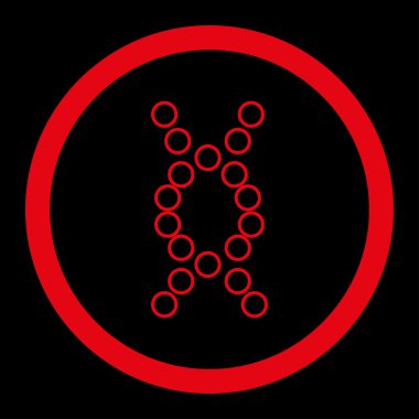 Genom yuvarlak Raster simgesi