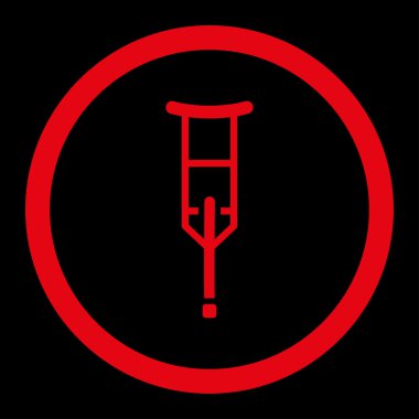 Koltuk değneği yuvarlak Raster simgesi