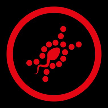 DNA çoğaltma yuvarlak Raster simgesi