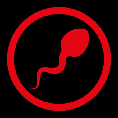 Spermatozoon yuvarlak Raster simgesi