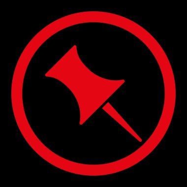 PIN yuvarlak Raster simgesi