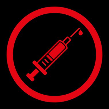 Aşı yuvarlak Raster simgesi