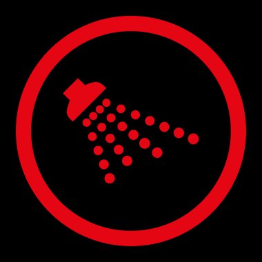 Duş yuvarlak Raster simgesi