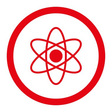 Atom yuvarlak Raster simgesi