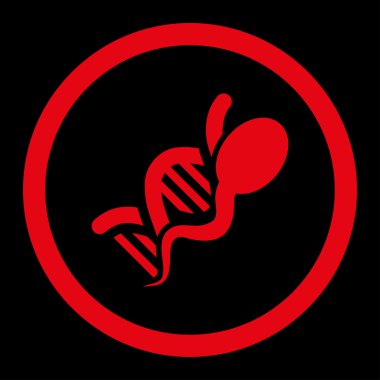 Sperm genom yuvarlak Raster simgesi