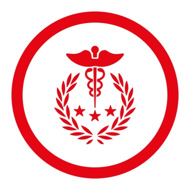 Caduceus Logo yuvarlak Raster simge