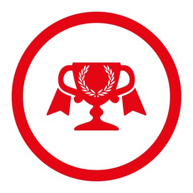 Ödülü Kupası yuvarlak Raster simgesi