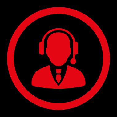 Operatör yuvarlak Raster simgesi