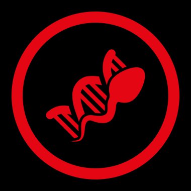 Sperm çoğaltma yuvarlak Raster simgesi