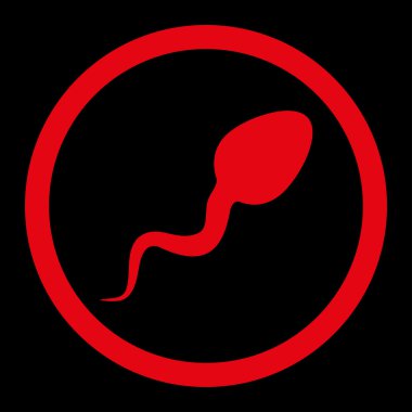 Zoosperm yuvarlak Raster simgesi