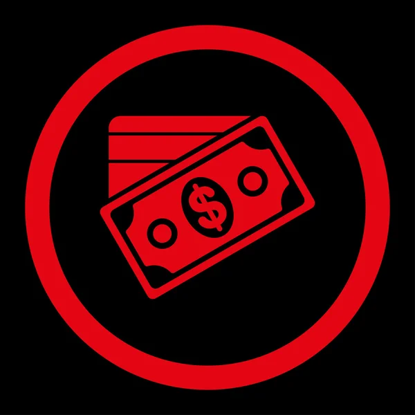 Money Rounded Raster Icon — Stock Photo, Image