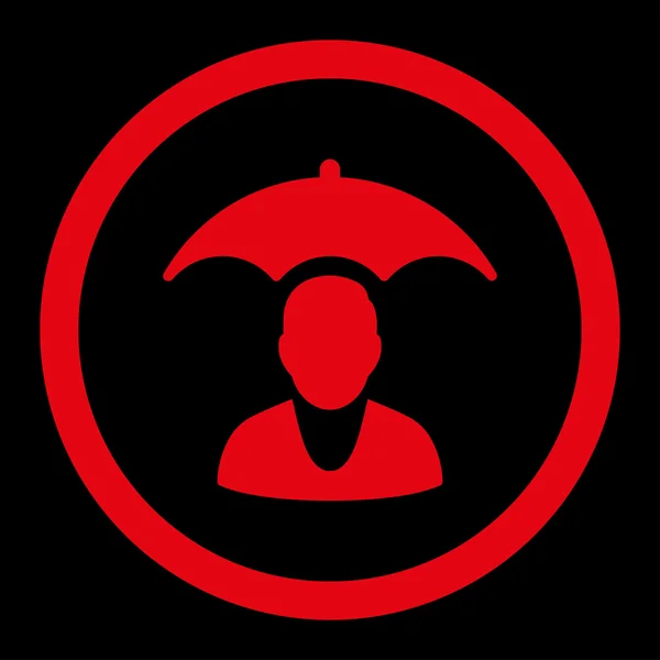 Patient Safety Rounded Raster Icon — Stock Photo, Image