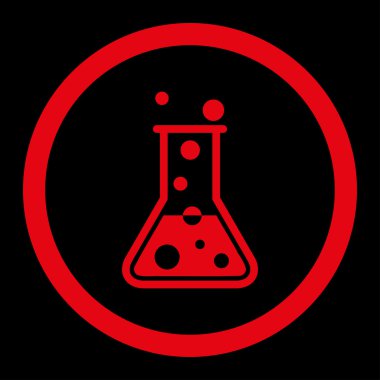 Sıvı yuvarlak vektör simge kaynar