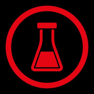 Şişesi yuvarlak vektör simgesi