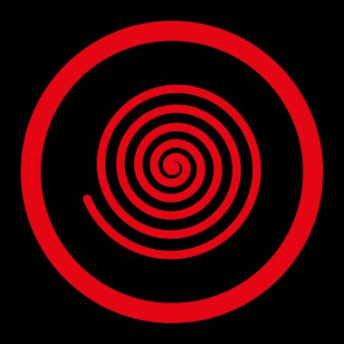 Hipnoz yuvarlak vektör simgesi