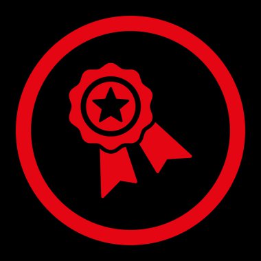 Kalite mühür vektör simge yuvarlak