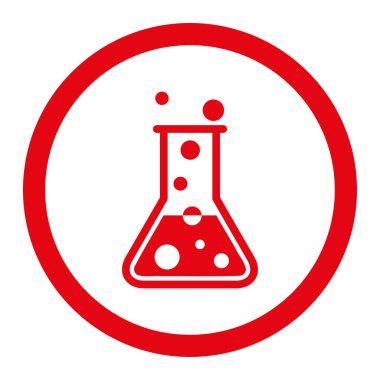 Sıvı yuvarlak vektör simge kaynar